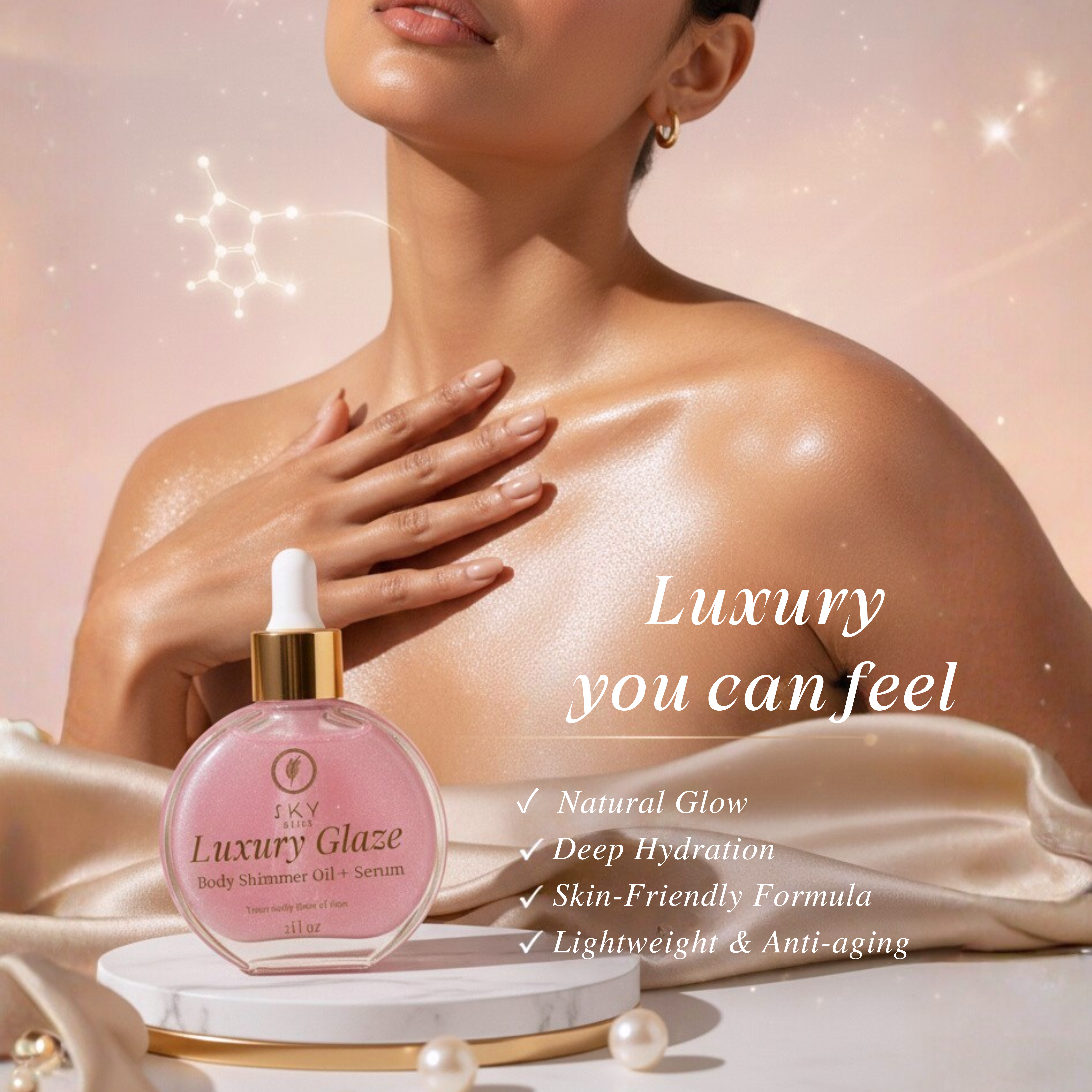 Luxury Glaze Body Shimmer Oil