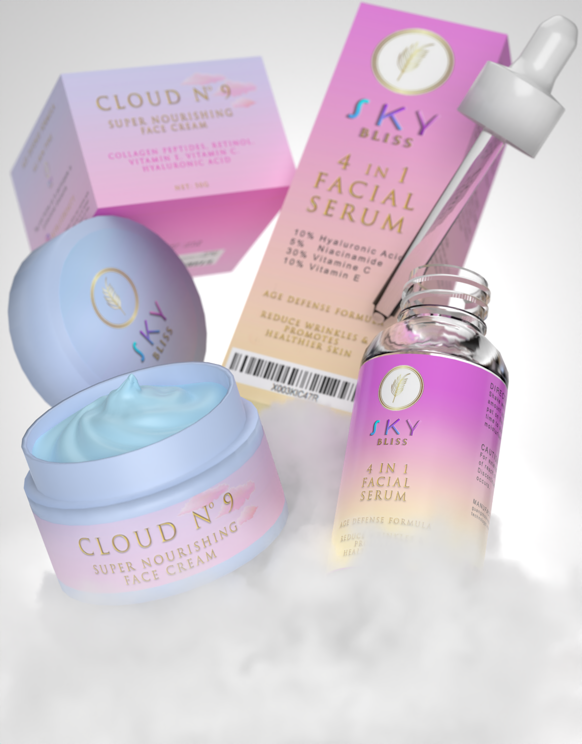 Sky Bliss Radiance Trio Set