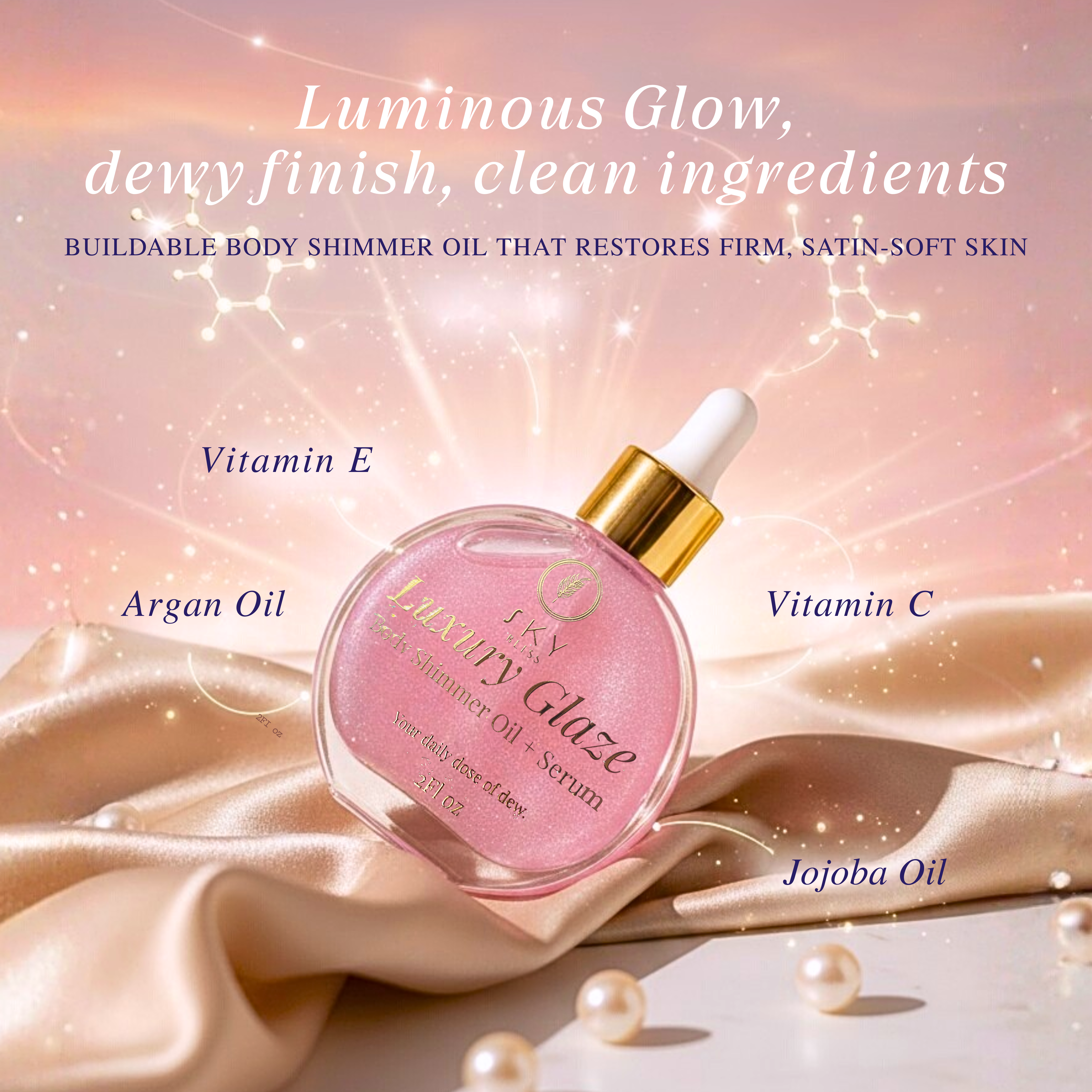 Luxury Glaze Body Shimmer Oil